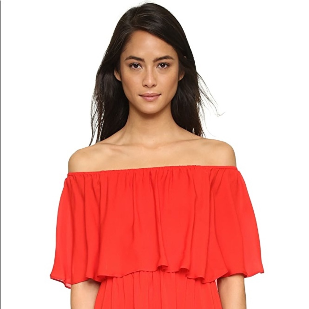 alice + olivia: Shari Off Shoulder Dress 💃🏼 Sz:M - Picture 4 of 8